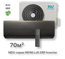 Инверторная сплит-система MDV серия INFINI Loft ERP Inverter MDSALF-24HRFN8 / MDOALF-24HFN8